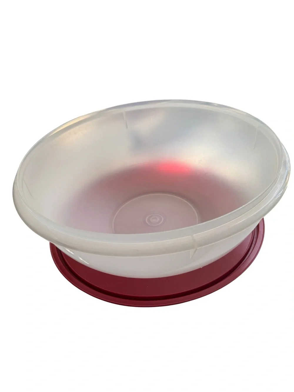 Vintage Tupperware Fix N Mix Bowl 274-1 Red Seal Lid 5 Qt 26 Cups Air Tight